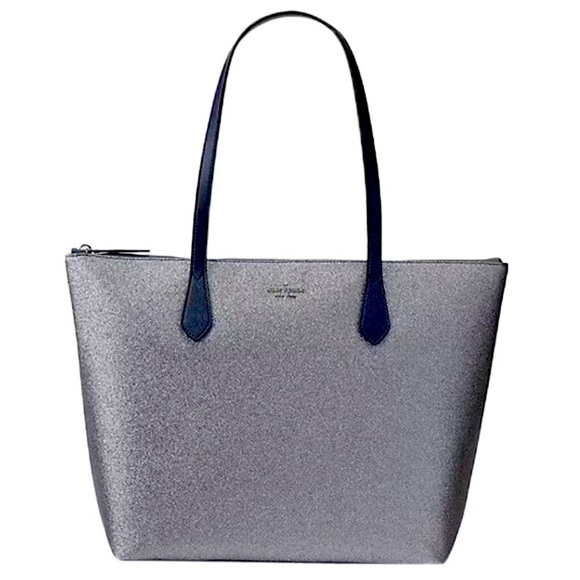 kate spade Handbags - KATE SPADE | NWT Joeley Large Tinsel Tote Dusk Navy
